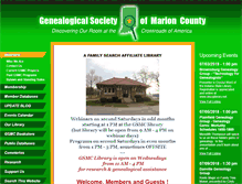 Tablet Screenshot of genealogyindy.org